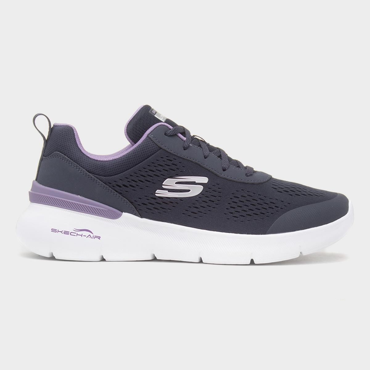 Skech-Air Dynamite Womens Navy Trainer