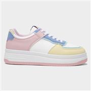 Heavenly Feet Orbit Womens Multi Pastel Trainer (Click For Details)