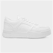 Krush Emily Womens White Lace Up Trainer (Click For Details)