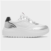 Heavenly Feet Peace Womens White Chunky Trainer (Click For Details)