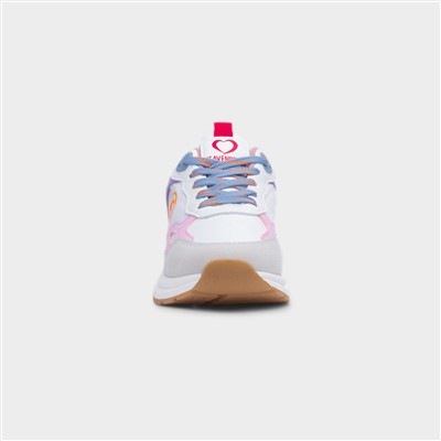 Santo Womens Multi Lace Up Trainer