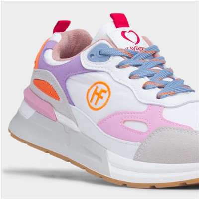 Santo Womens Multi Lace Up Trainer