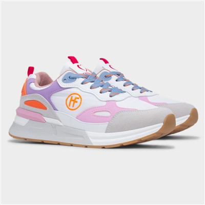 Santo Womens Multi Lace Up Trainer