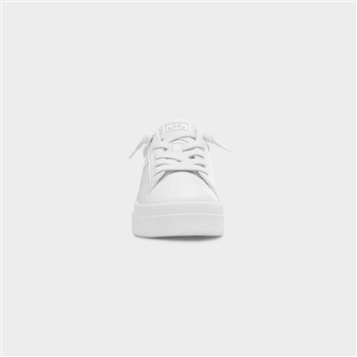 Bobs Main Step Womens White Trainer