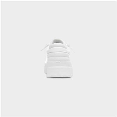 Bobs Main Step Womens White Trainer