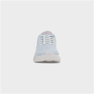 Slip In Go Walk Womens Grey Pink Trainer