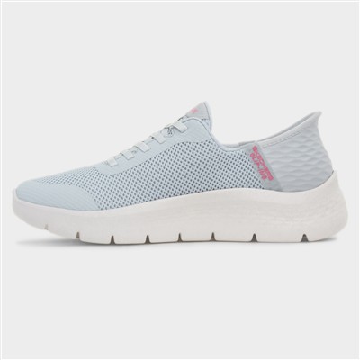 Slip In Go Walk Womens Grey Pink Trainer