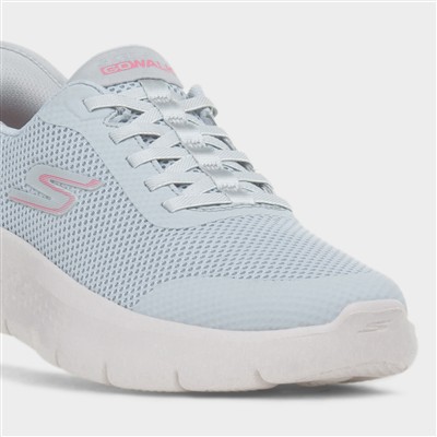 Slip In Go Walk Womens Grey Pink Trainer