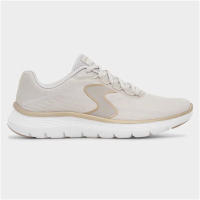 Flex Appeal Womens Beige Trainer