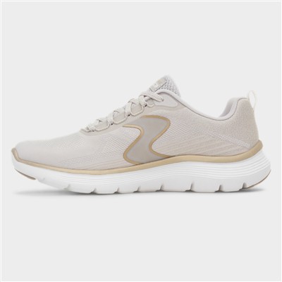 Flex Appeal Womens Beige Trainer