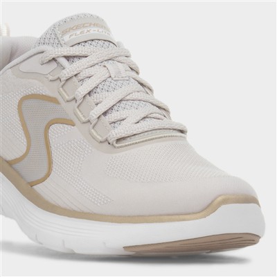 Flex Appeal Womens Beige Trainer