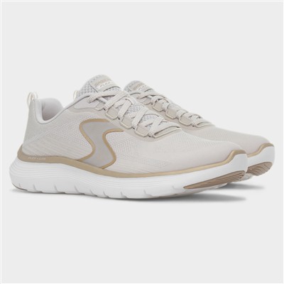 Flex Appeal Womens Beige Trainer