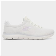Skechers Summits Summer Blush Womens White Trainer (Click For Details)