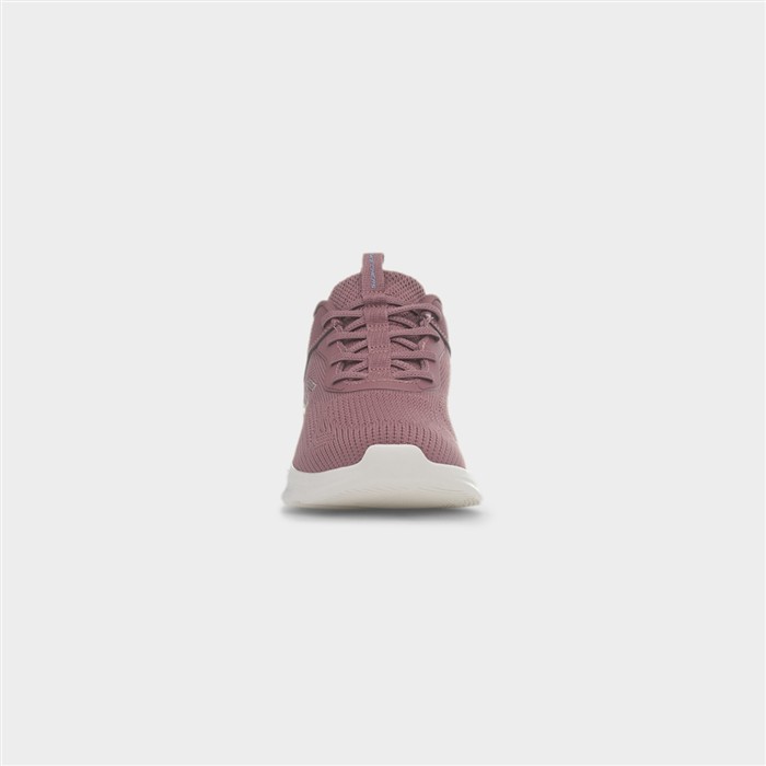 Slip Ins Womens Purple Knitted Trainer