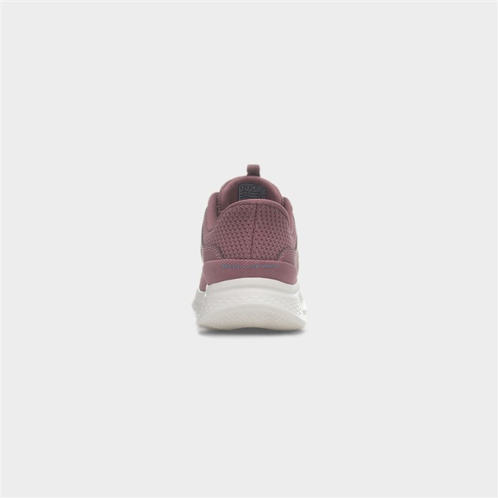 Slip Ins Womens Purple Knitted Trainer
