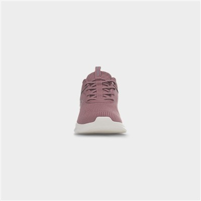 Slip Ins Womens Purple Knitted Trainer
