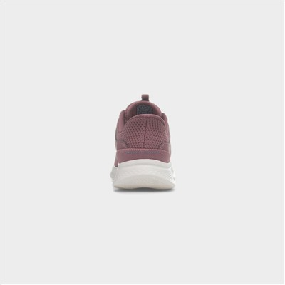 Slip Ins Womens Purple Knitted Trainer