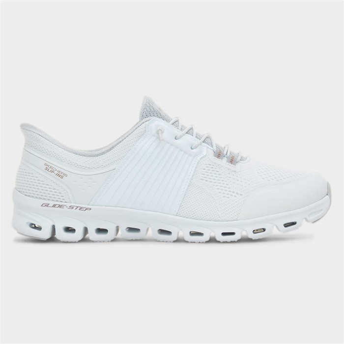 Slip Ins Glide Step Womens White Trainer