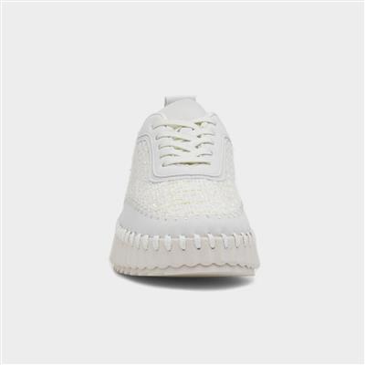 Mae Womens Cream Trainer