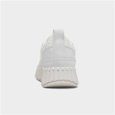 Mae Womens Cream Trainer