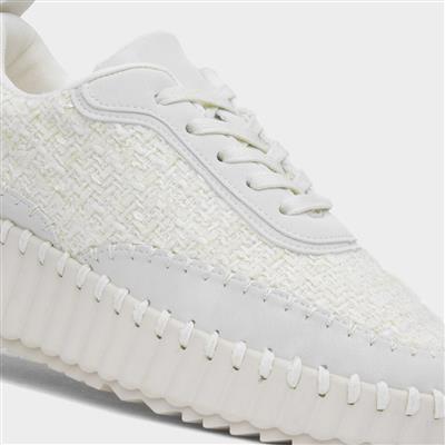 Mae Womens Cream Trainer