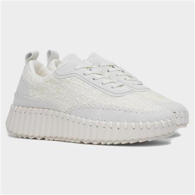Mae Womens Cream Trainer