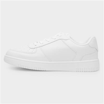 Neuron Kids White Lace Up Trainer