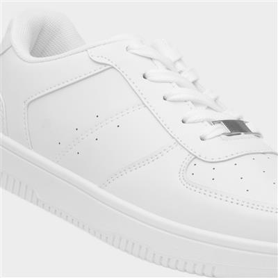 Neuron Kids White Lace Up Trainer