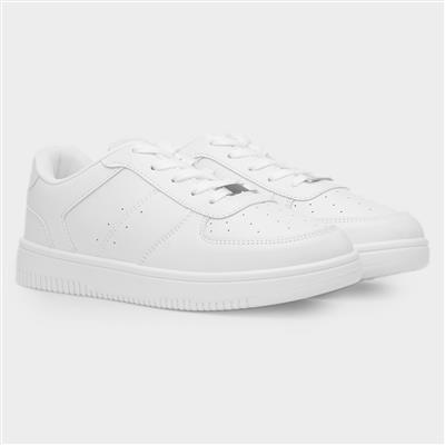 Neuron Kids White Lace Up Trainer