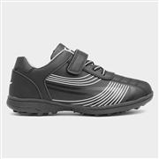 XL Forth Kids Black Easy Fasten Astro Trainer (Click For Details)