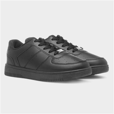 Neuron Kids Black Lace Up Trainer