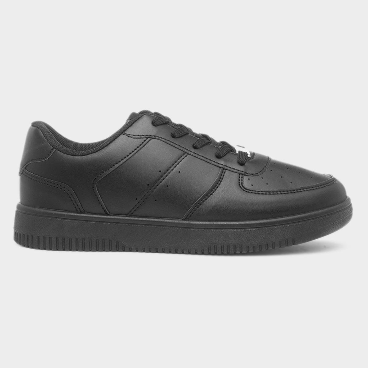 Neuron Kids Black Lace Up Trainer