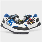 Sonic The Hedgehog Ozzy Kids White Flat Trainer (Click For Details)