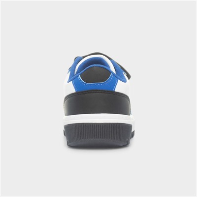 Ozzy Kids White Flat Trainer