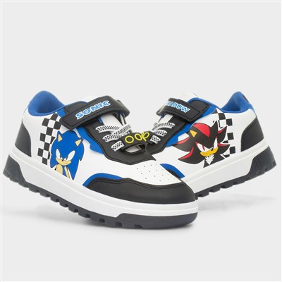 Ozzy Kids White Flat Trainer