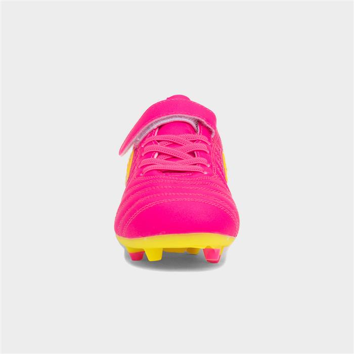 Speciali Liga Jnr Kids Pink Football Boot