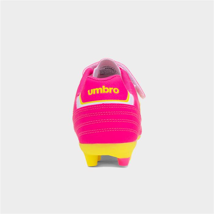 Speciali Liga Jnr Kids Pink Football Boot