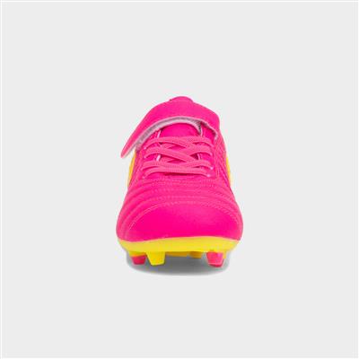 Speciali Liga Jnr Kids Pink Football Boot