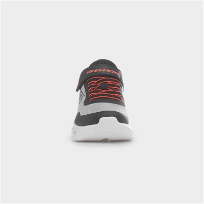 Glide-Step Zorzox Kids Black Trainer