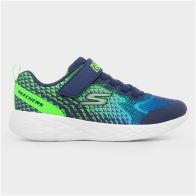 Go Run Boys Blue Easy Fasten Trainer