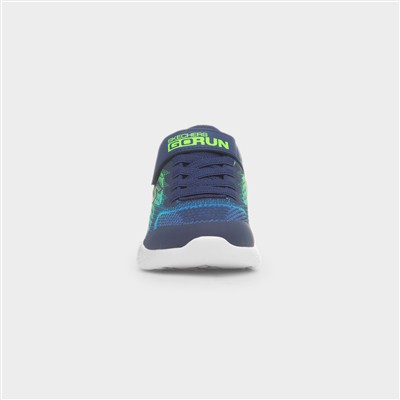 Go Run Boys Blue Easy Fasten Trainer