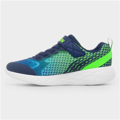 Go Run Boys Blue Easy Fasten Trainer