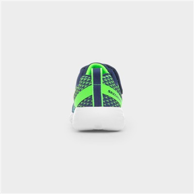 Go Run Boys Blue Easy Fasten Trainer