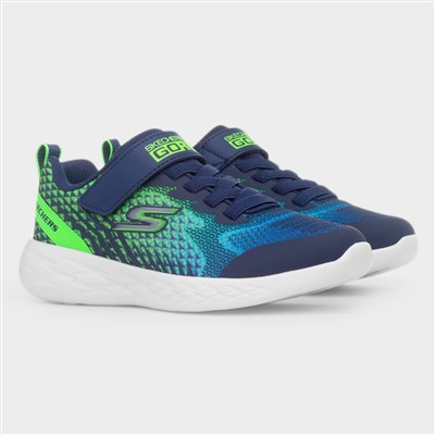 Go Run Boys Blue Easy Fasten Trainer