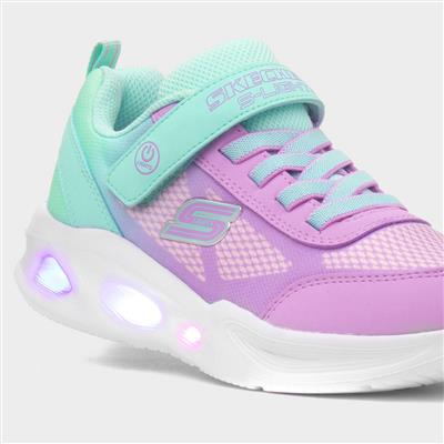 Sola Glow Kids Purple Light Up Trainer