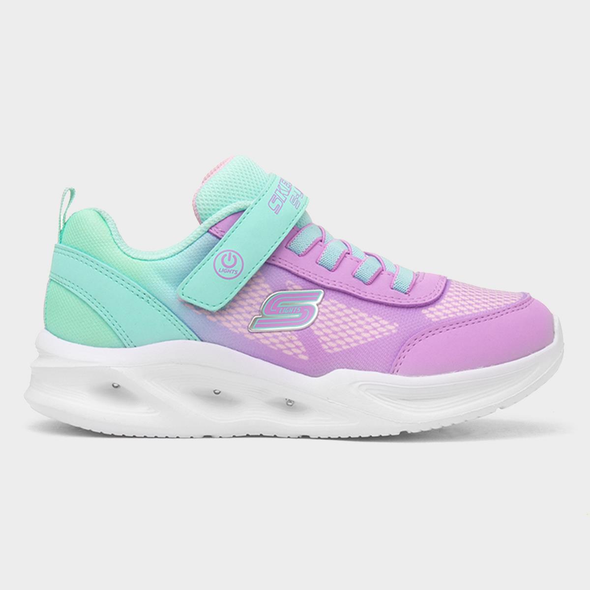 Sola Glow Kids Purple Light Up Trainer