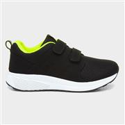 Kids Black Touch Fasten Trainers (Click For Details)