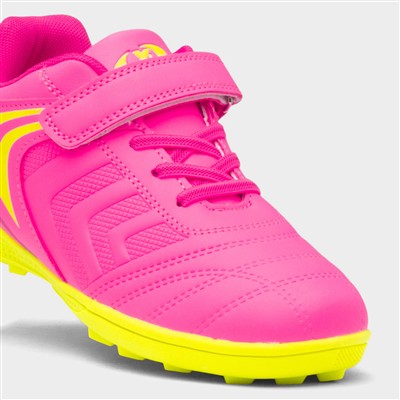 Kids Pink Easy Fasten Astro Trainer