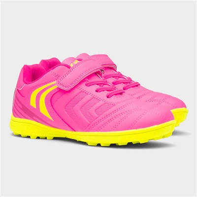 Kids Pink Easy Fasten Astro Trainer