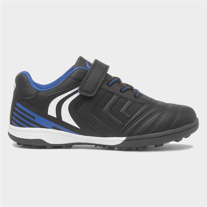 Kids Black Easy Fasten Astro Trainer